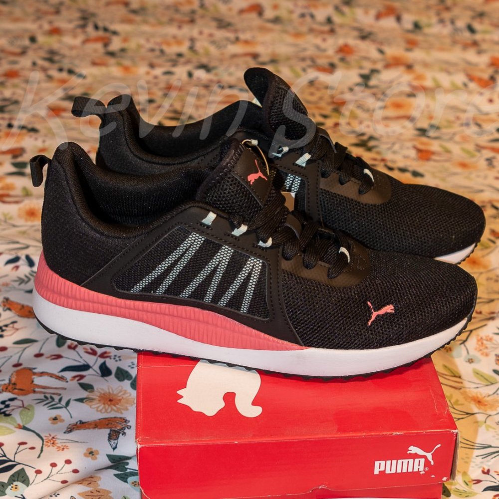 Ladies' Pacer Net Cage Sneaker Black Puma‎